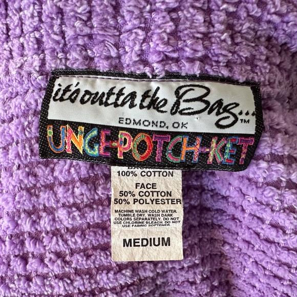 Vintage it’s outta the bag… ingest-potch-ket purple coat - Picture 7 of 8